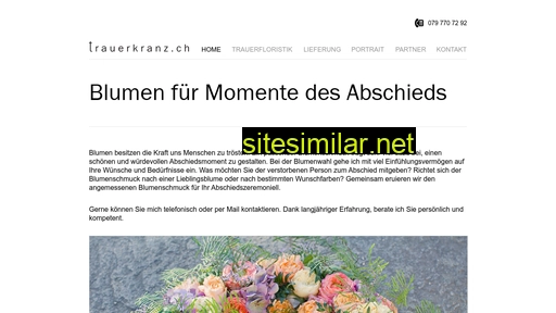 trauerkranz.ch alternative sites