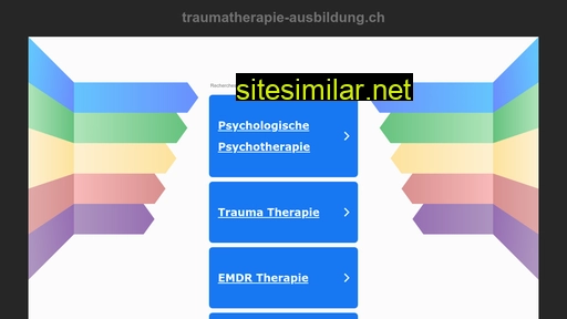 Traumatherapie-ausbildung similar sites