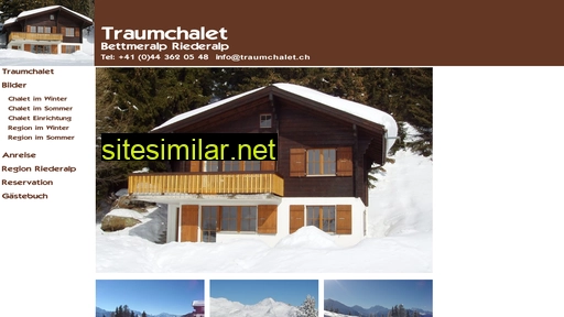 traumchalet.ch alternative sites