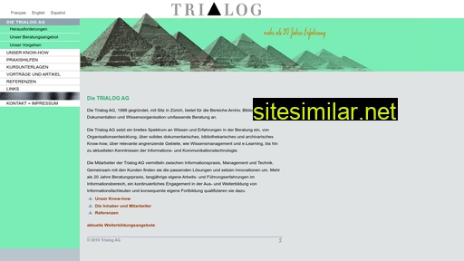 trialog.ch alternative sites