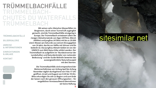 truemmelbachfaelle.ch alternative sites