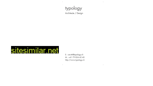 typology.ch alternative sites