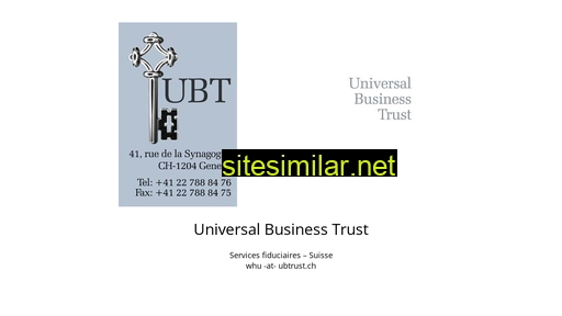 ubtrust.ch alternative sites