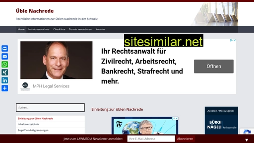 ueble-nachrede.ch alternative sites