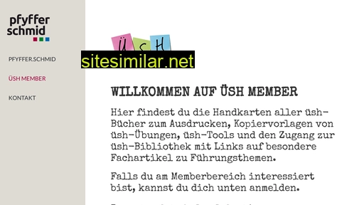 uesh-member.ch alternative sites