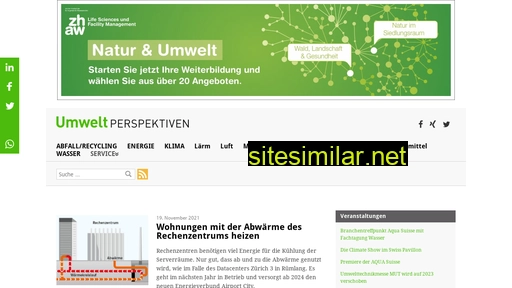 umweltperspektiven.ch alternative sites