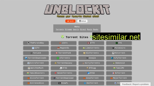 Unblockit similar sites