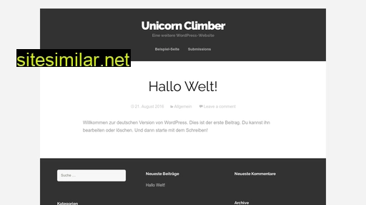 unicorn-climber.ch alternative sites