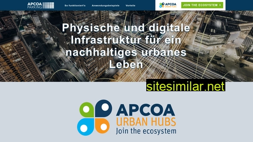urban-hubs.apcoa.ch alternative sites