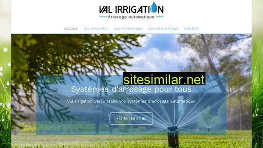 val-irrigation.ch alternative sites