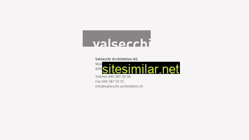 valsecchi-architekten.ch alternative sites