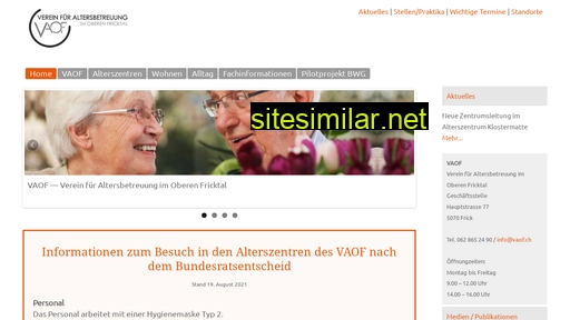 vaof.ch alternative sites