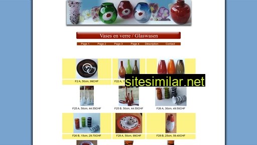 vases.ch alternative sites