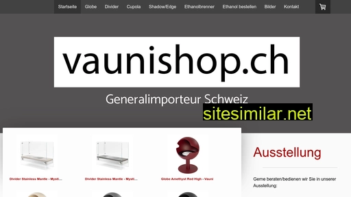 vaunishop.ch alternative sites