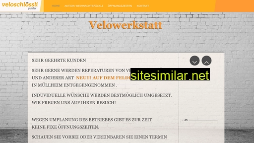 veloschloessli.ch alternative sites