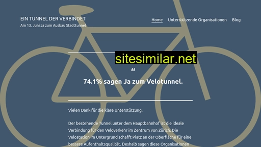 velotunnel.ch alternative sites