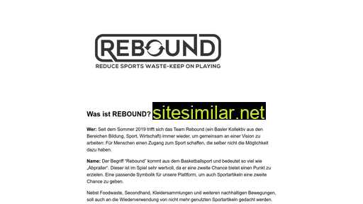 Verein-rebound similar sites