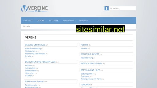 vereine-bsbl.ch alternative sites
