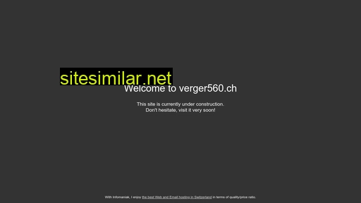 verger560.ch alternative sites