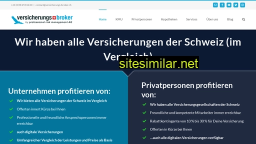 versicherungs-broker.ch alternative sites
