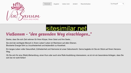 viasanum.ch alternative sites