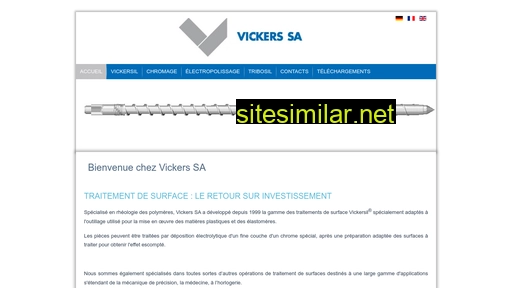 Vickers similar sites