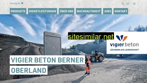 vigier-beton-berner-oberland.ch alternative sites
