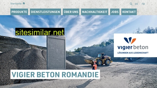 vigier-beton-romandie.ch alternative sites