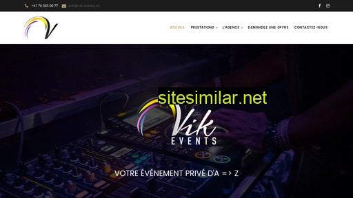 vikevents.ch alternative sites