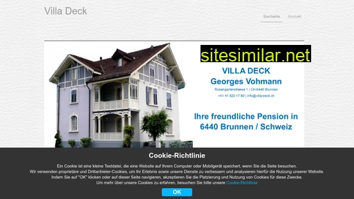 villa-deck.ch alternative sites