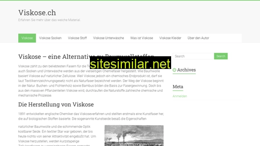 viskose.ch alternative sites