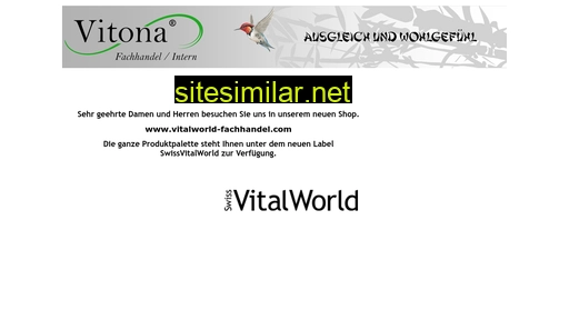 vitona-fachhandel.ch alternative sites