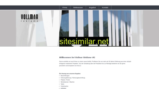 vollmar-reklame.ch alternative sites