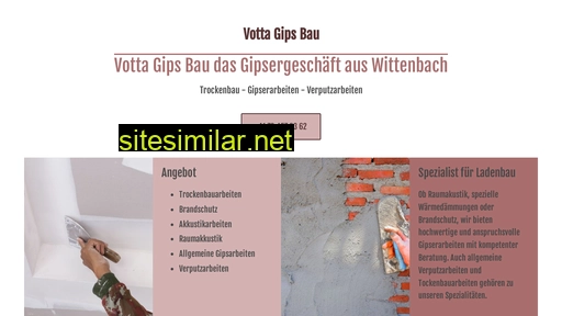 votta-gips-bau.ch alternative sites