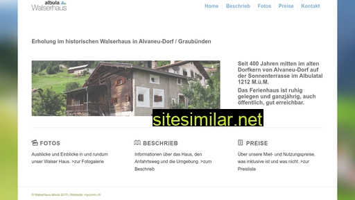 walserhaus-albula.ch alternative sites