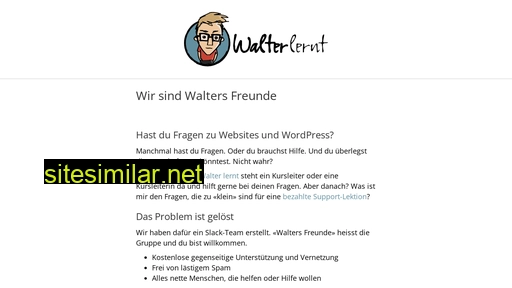 waltersfreunde.ch alternative sites