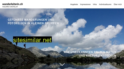 wanderleiterin.ch alternative sites