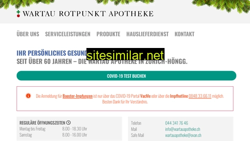wartau-apotheke.ch alternative sites