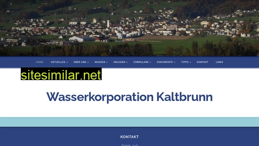 wasserversorgung-kaltbrunn.ch alternative sites