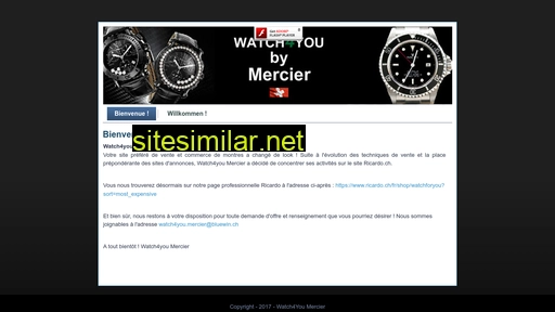 watch4you-mercier.ch alternative sites
