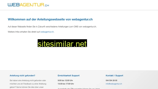 webagentur-anleitungen.ch alternative sites