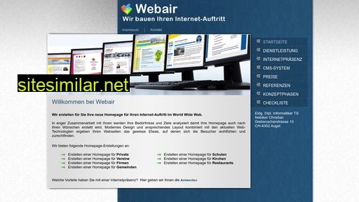 webair.ch alternative sites