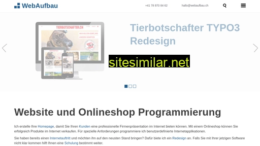 webaufbau.ch alternative sites
