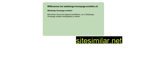 webdesign-homepage-erstellen.ch alternative sites