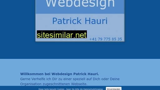 Webdesign-patrick-hauri similar sites