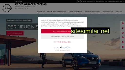 weber-uster.garage.nissan.ch alternative sites