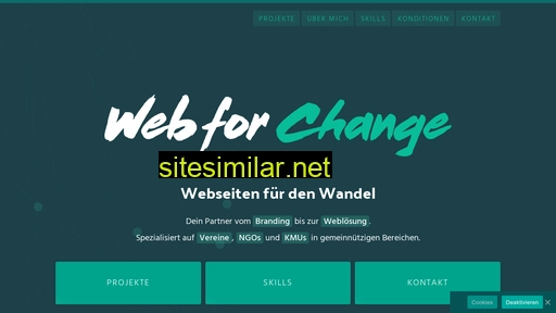 webforchange.ch alternative sites