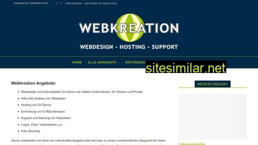 Webkreation similar sites