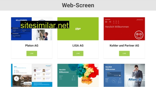 Web-screen similar sites