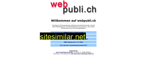 webpubli.ch alternative sites